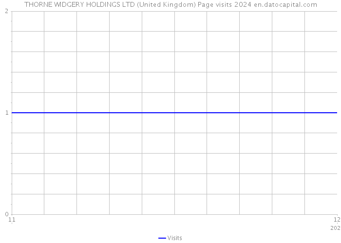 THORNE WIDGERY HOLDINGS LTD (United Kingdom) Page visits 2024 