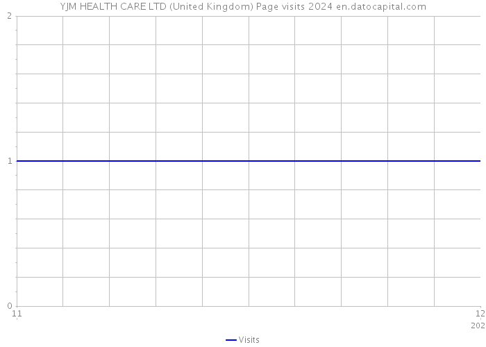 YJM HEALTH CARE LTD (United Kingdom) Page visits 2024 