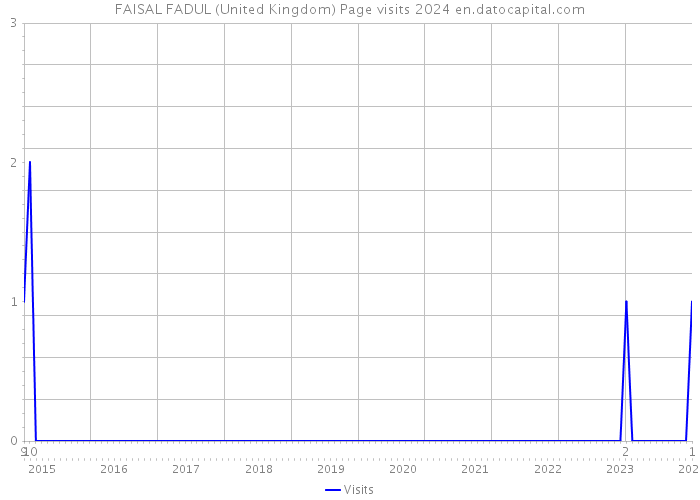 FAISAL FADUL (United Kingdom) Page visits 2024 