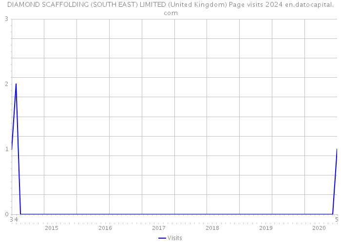 DIAMOND SCAFFOLDING (SOUTH EAST) LIMITED (United Kingdom) Page visits 2024 