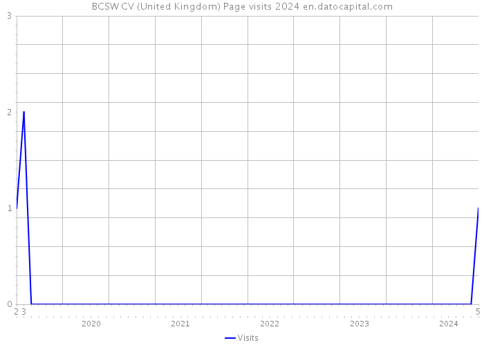 BCSW CV (United Kingdom) Page visits 2024 
