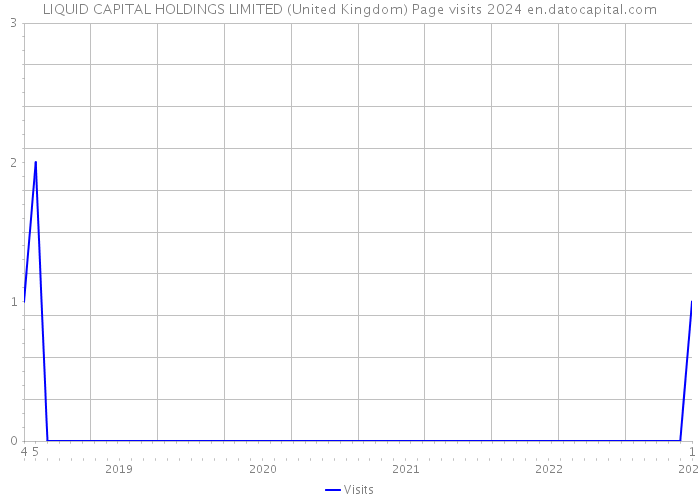LIQUID CAPITAL HOLDINGS LIMITED (United Kingdom) Page visits 2024 