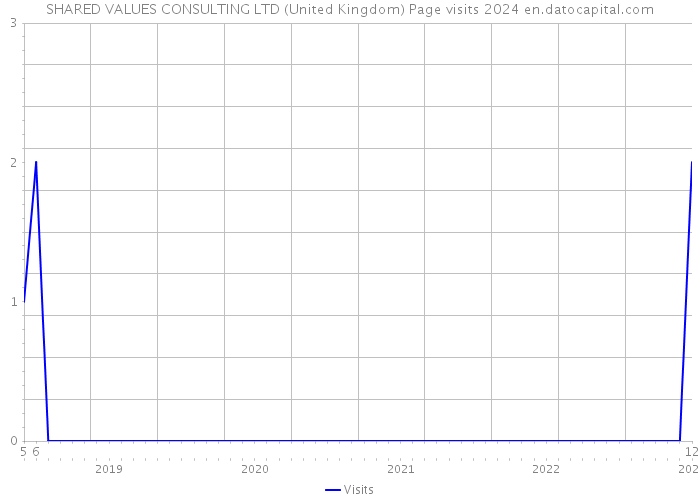 SHARED VALUES CONSULTING LTD (United Kingdom) Page visits 2024 