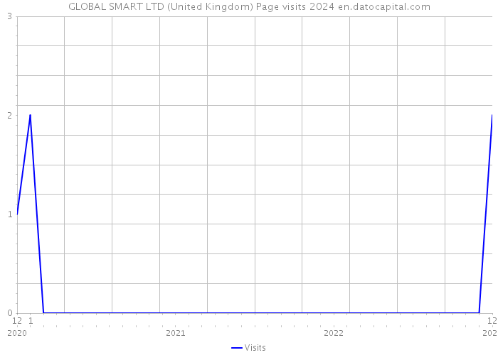 GLOBAL SMART LTD (United Kingdom) Page visits 2024 