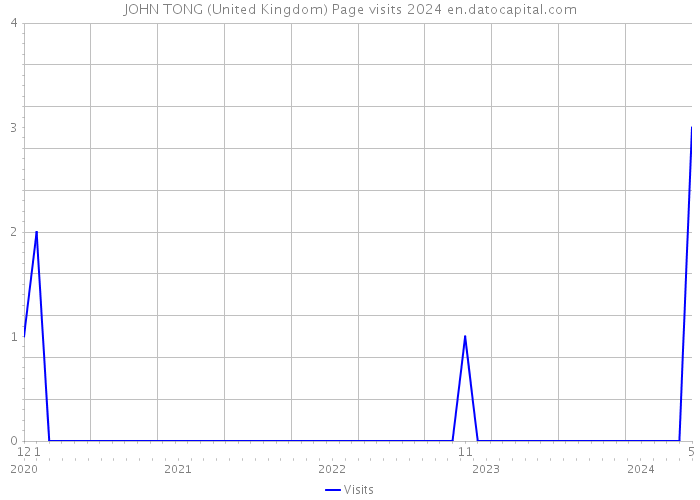 JOHN TONG (United Kingdom) Page visits 2024 