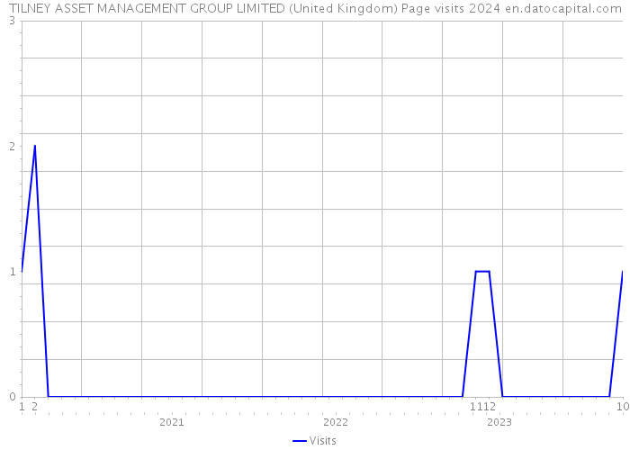 TILNEY ASSET MANAGEMENT GROUP LIMITED (United Kingdom) Page visits 2024 