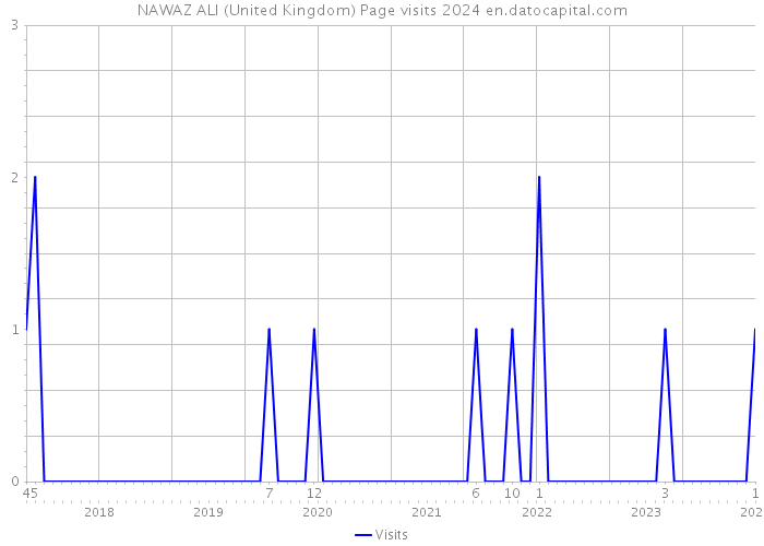 NAWAZ ALI (United Kingdom) Page visits 2024 