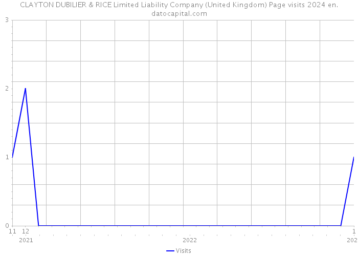 CLAYTON DUBILIER & RICE Limited Liability Company (United Kingdom) Page visits 2024 