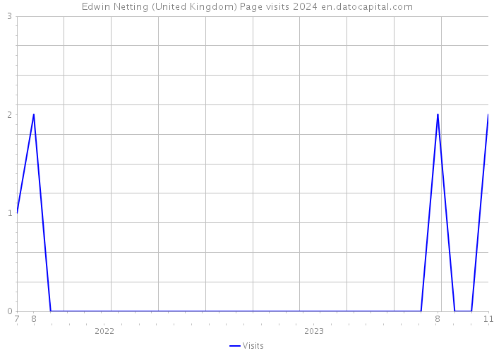 Edwin Netting (United Kingdom) Page visits 2024 