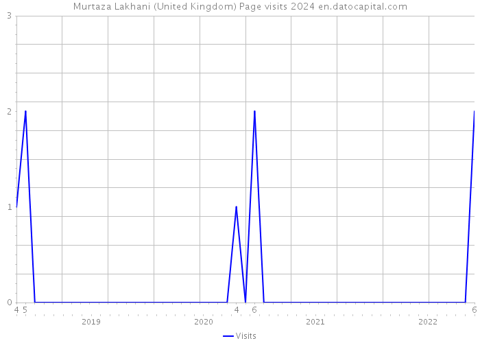 Murtaza Lakhani (United Kingdom) Page visits 2024 