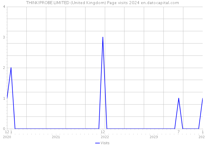 THINK!PROBE LIMITED (United Kingdom) Page visits 2024 