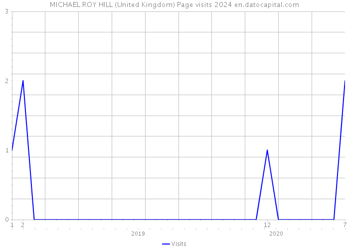 MICHAEL ROY HILL (United Kingdom) Page visits 2024 