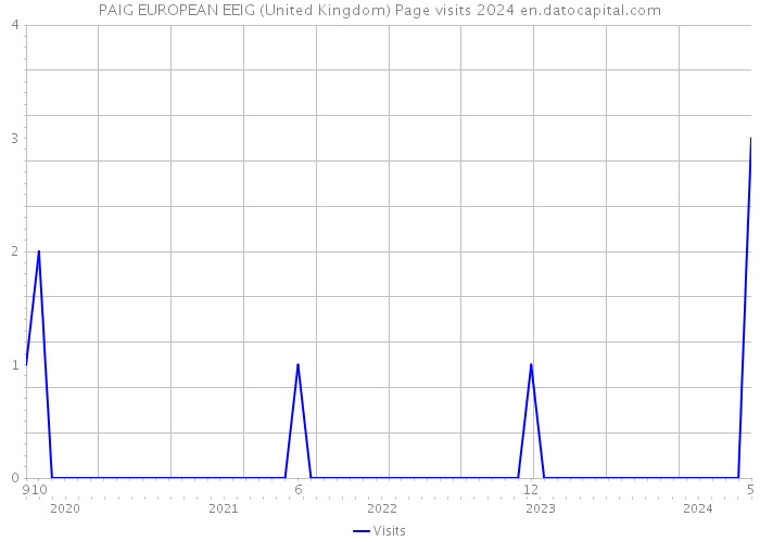 PAIG EUROPEAN EEIG (United Kingdom) Page visits 2024 