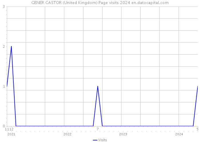 GENER CASTOR (United Kingdom) Page visits 2024 