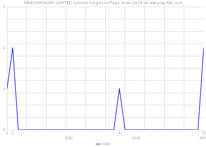 NEW SHANGHAI LIMITED (United Kingdom) Page visits 2024 