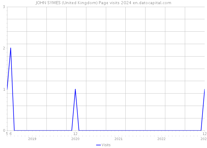 JOHN SYMES (United Kingdom) Page visits 2024 