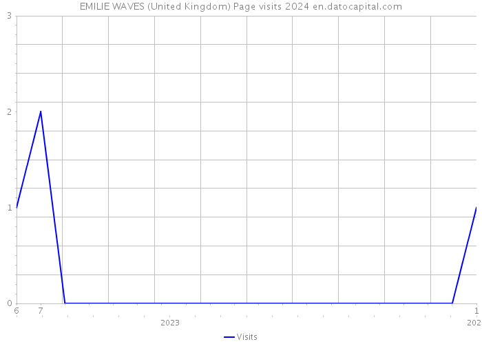 EMILIE WAVES (United Kingdom) Page visits 2024 