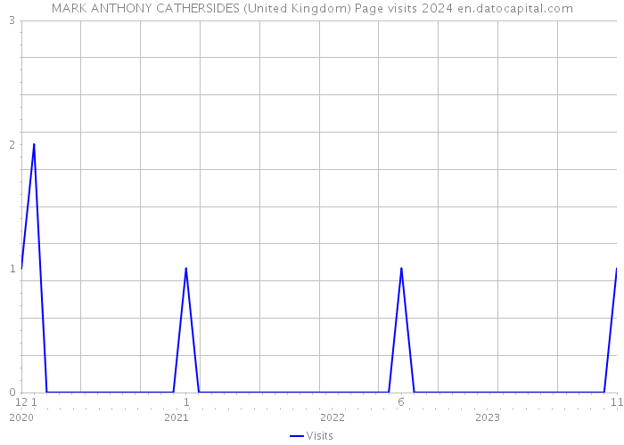 MARK ANTHONY CATHERSIDES (United Kingdom) Page visits 2024 