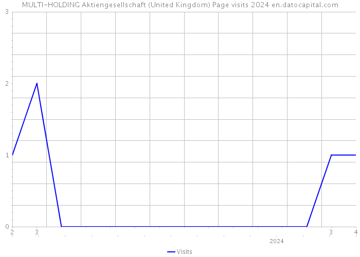 MULTI-HOLDING Aktiengesellschaft (United Kingdom) Page visits 2024 