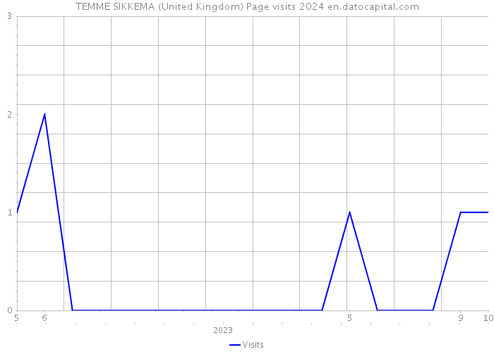TEMME SIKKEMA (United Kingdom) Page visits 2024 
