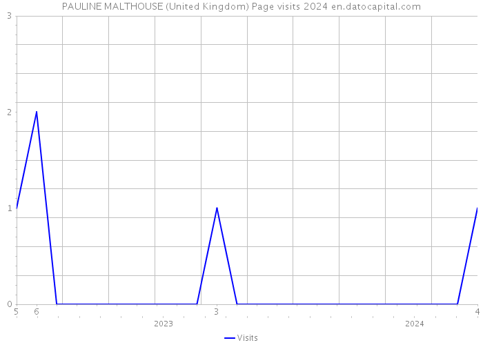PAULINE MALTHOUSE (United Kingdom) Page visits 2024 