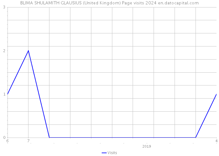 BLIMA SHULAMITH GLAUSIUS (United Kingdom) Page visits 2024 