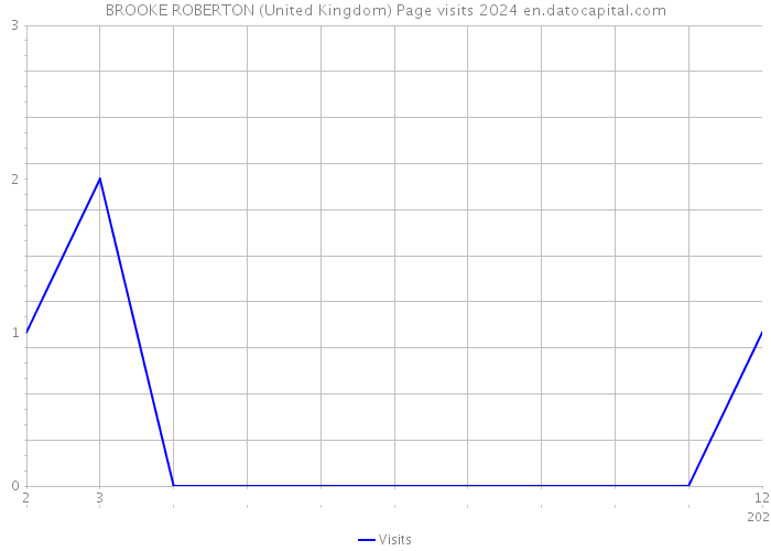 BROOKE ROBERTON (United Kingdom) Page visits 2024 