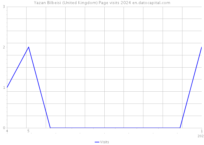 Yazan Bilbeisi (United Kingdom) Page visits 2024 