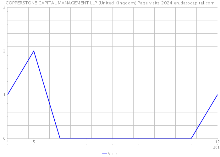 COPPERSTONE CAPITAL MANAGEMENT LLP (United Kingdom) Page visits 2024 