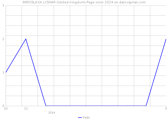 MIROSLAVA LYSNAR (United Kingdom) Page visits 2024 