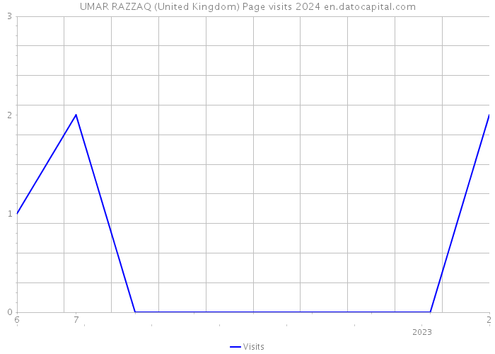 UMAR RAZZAQ (United Kingdom) Page visits 2024 