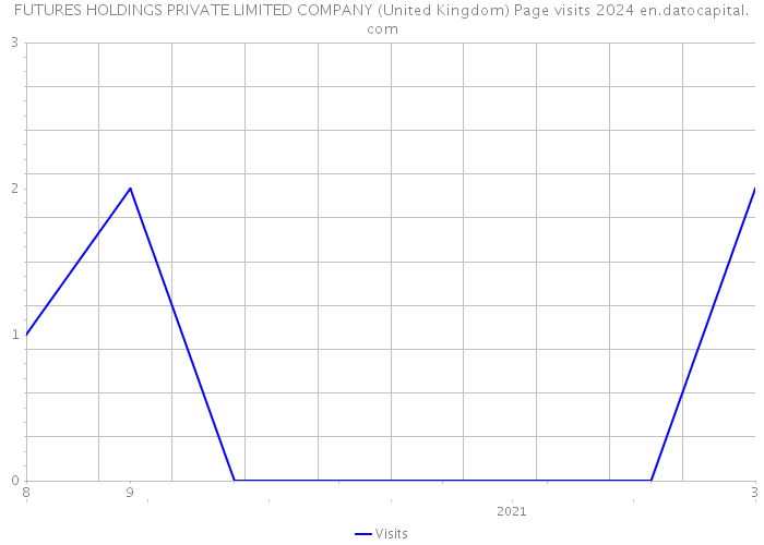 FUTURES HOLDINGS PRIVATE LIMITED COMPANY (United Kingdom) Page visits 2024 