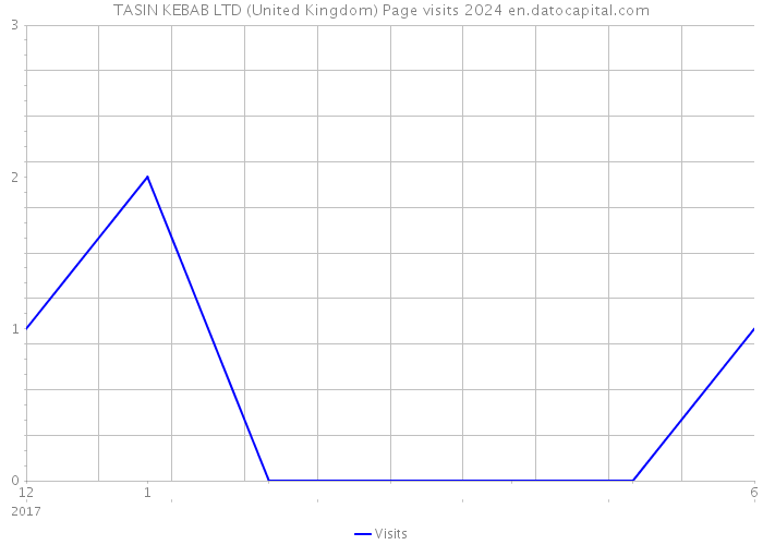 TASIN KEBAB LTD (United Kingdom) Page visits 2024 