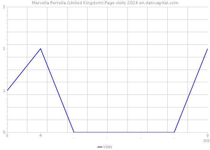 Marcella Perrella (United Kingdom) Page visits 2024 