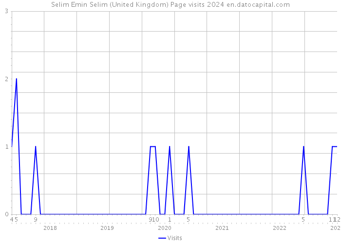 Selim Emin Selim (United Kingdom) Page visits 2024 