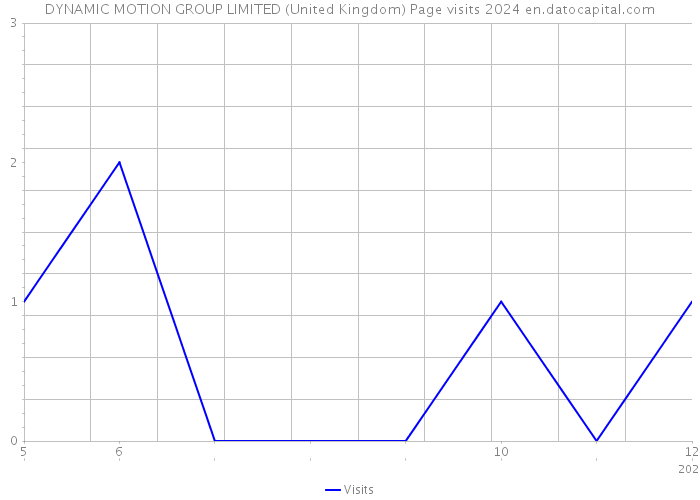 DYNAMIC MOTION GROUP LIMITED (United Kingdom) Page visits 2024 