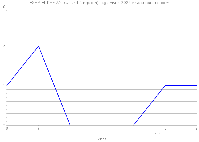 ESMAIEL KAMANI (United Kingdom) Page visits 2024 