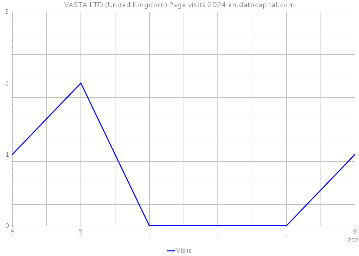 VASTA LTD (United Kingdom) Page visits 2024 