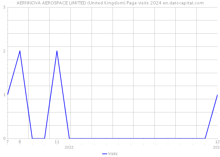 AERNNOVA AEROSPACE LIMITED (United Kingdom) Page visits 2024 
