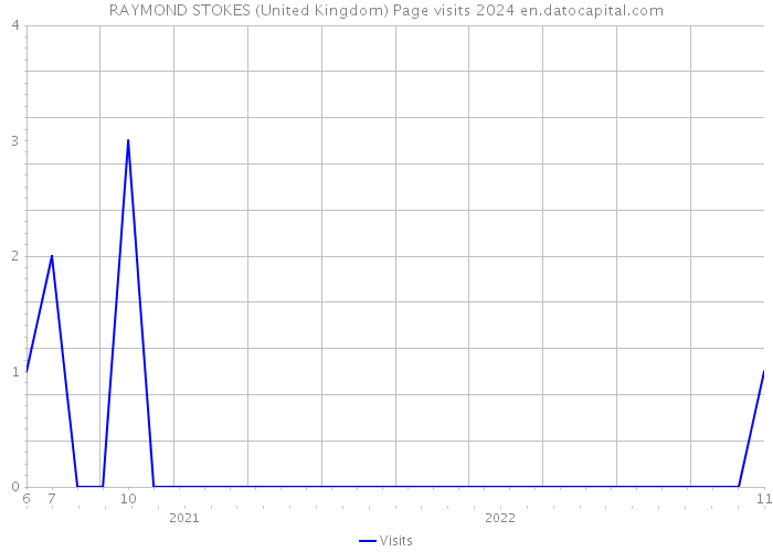 RAYMOND STOKES (United Kingdom) Page visits 2024 