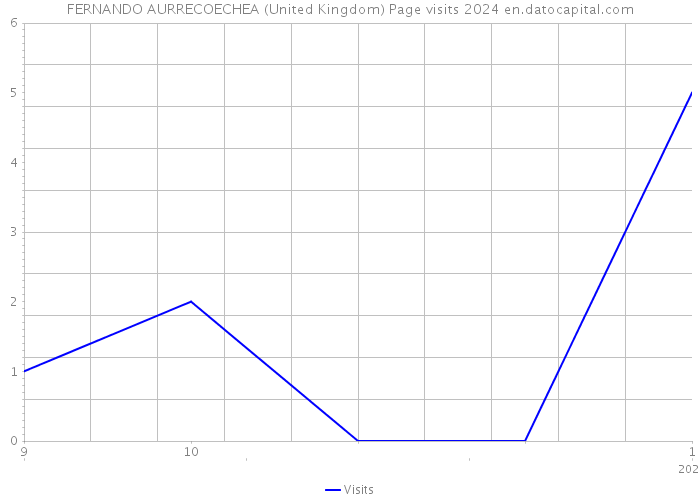 FERNANDO AURRECOECHEA (United Kingdom) Page visits 2024 