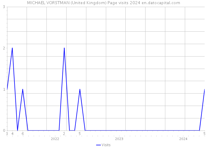 MICHAEL VORSTMAN (United Kingdom) Page visits 2024 