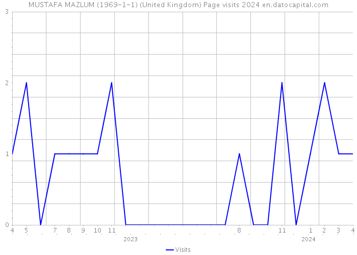 MUSTAFA MAZLUM (1969-1-1) (United Kingdom) Page visits 2024 