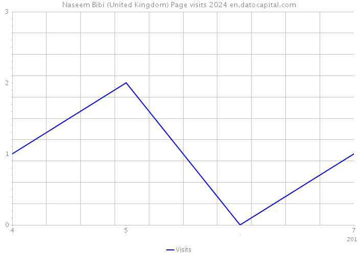 Naseem Bibi (United Kingdom) Page visits 2024 