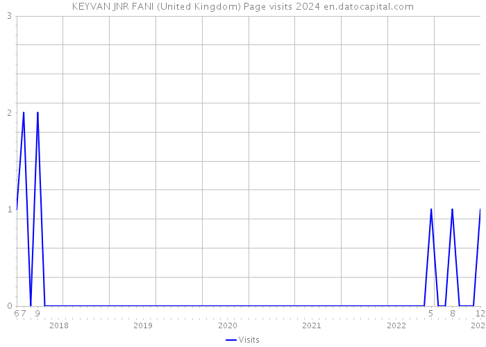 KEYVAN JNR FANI (United Kingdom) Page visits 2024 