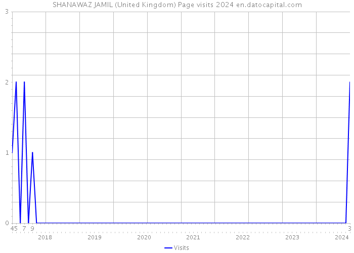 SHANAWAZ JAMIL (United Kingdom) Page visits 2024 