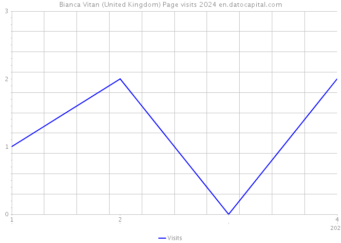 Bianca Vitan (United Kingdom) Page visits 2024 