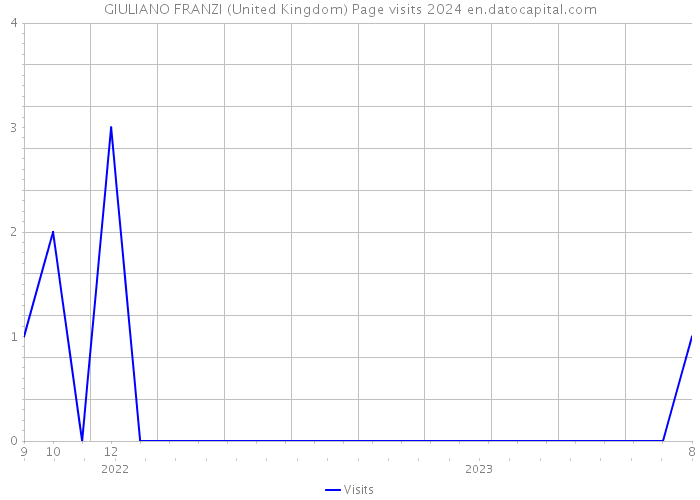 GIULIANO FRANZI (United Kingdom) Page visits 2024 