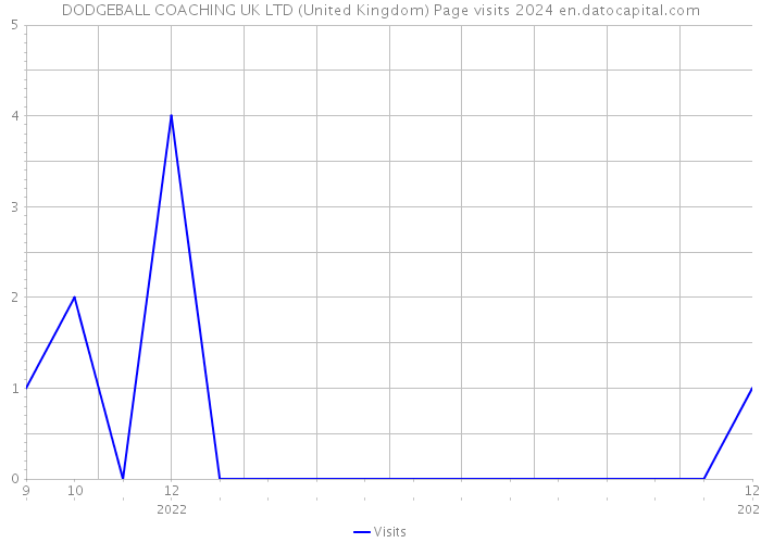 DODGEBALL COACHING UK LTD (United Kingdom) Page visits 2024 
