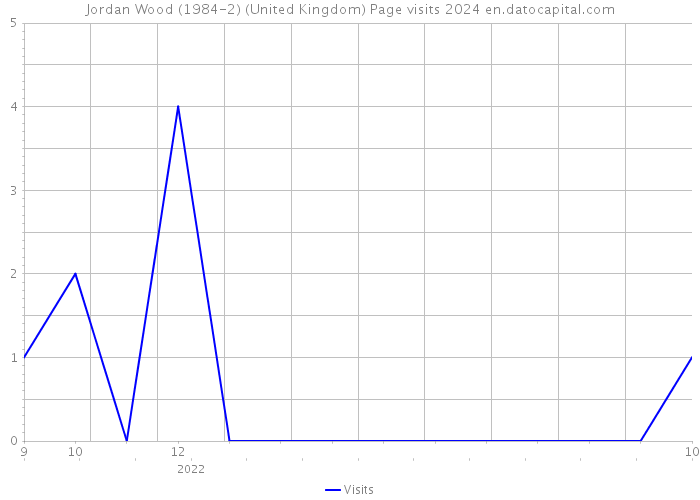 Jordan Wood (1984-2) (United Kingdom) Page visits 2024 